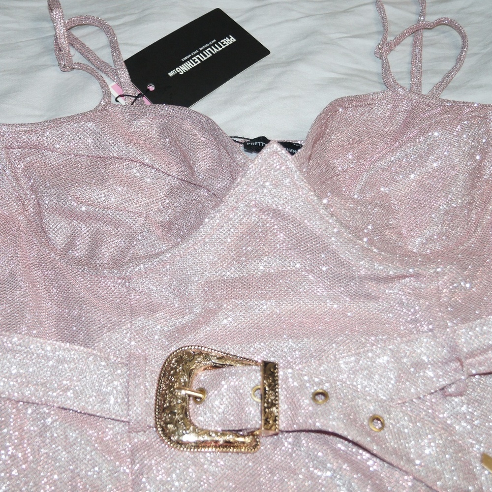 Pretty little thing pink cowgirl dress